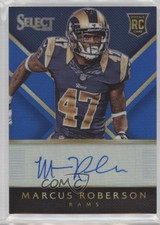 2014 Panini Select Rookie Auto Blue Prizm /25 Marcus Roberson #RA-MR Auto 0c2