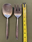International Sterling Silver Co. “Silver Rhythm” Salad Serving Set 199 grams