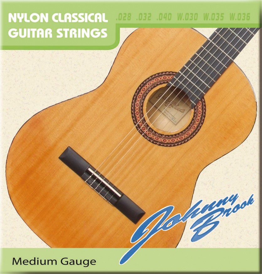 Nylon Acoustic Guitar Strings - Set Of 6 Medium Gauge Guitar Strings