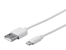 Monoprice Apple MFi Certified Lightning to USB Charge & Sync Cable, 3feet White