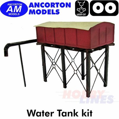 WATER TOWER Trackside Building Laser Cut Kit OO 1:76 scale Ancorton Models OOWT2