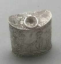 Edwardian Silver Box Maurice Freeman Chester 1907 ELZX