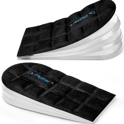 DR. Potter+ 4 Layers Adjustable Height Increase Insoles, 1 Inch Heel Lift for...