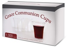 Communion Cups - Box of 1000 - Plastic Disposable Fits Standard Holy Communio...