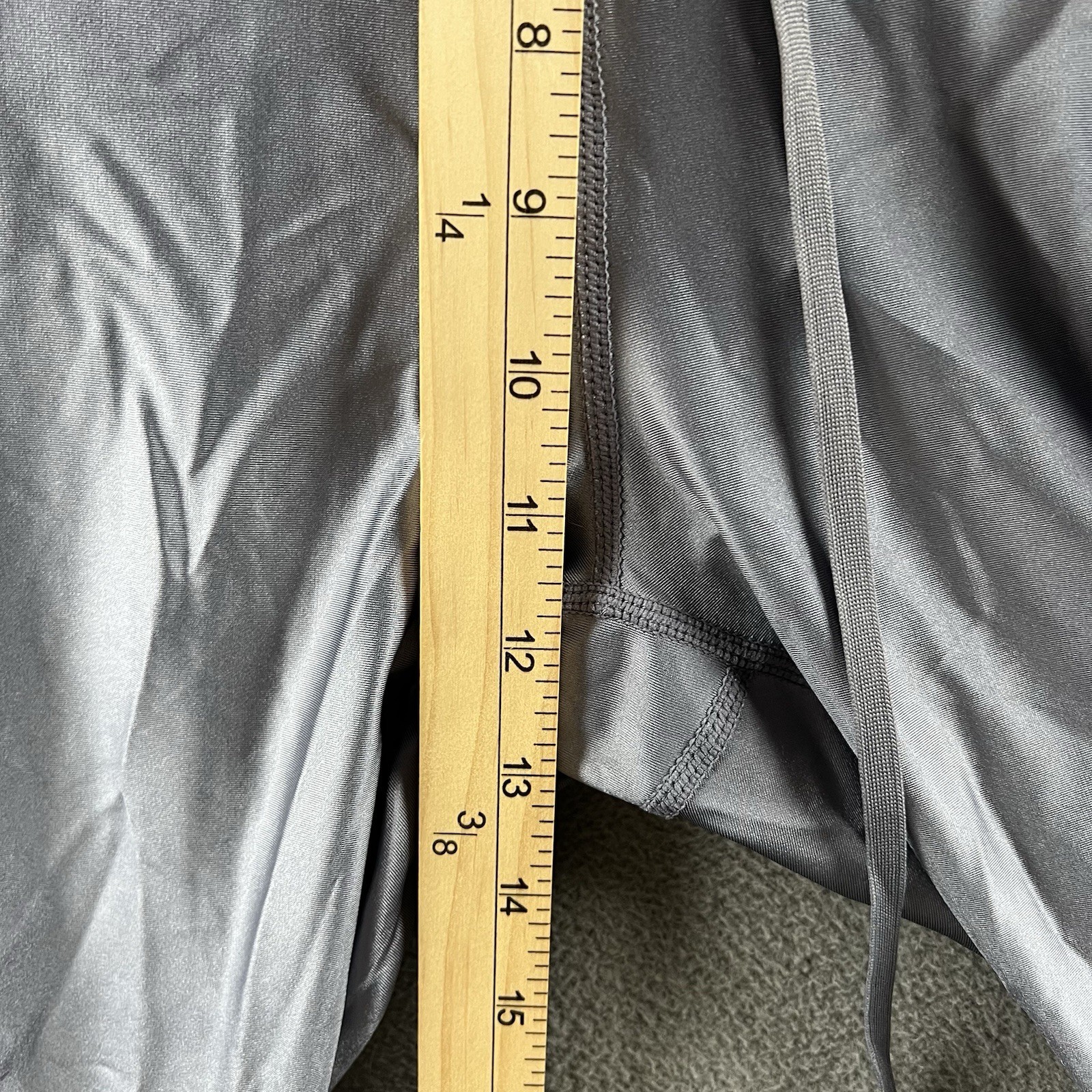 Kapow Leggings Mens XXL Silver Meggings Stretch 2XL Zip Pocket