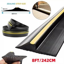 8FT Garage Door Threshold Weather Seal Rubber Strap Floor Seal PVC Rubber Strip