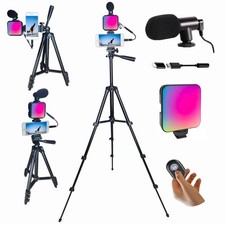 Vlogging kit for iPhone, YouTube Starter Kit, Vlogging Kit for Andriod Phone,...