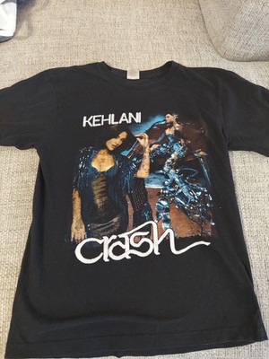  Kehlani Crash World Tour tshirt crewneck short sleeve Black Basic Blanx Size M