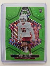 2024 Panini Mosaic Football Max Melton Green Fluorescent Rc /10