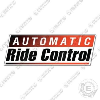 Fits Bobcat Automatic Ride Control Decal Skid Steer - 3M OUTDOOR VINYL! +BONUS