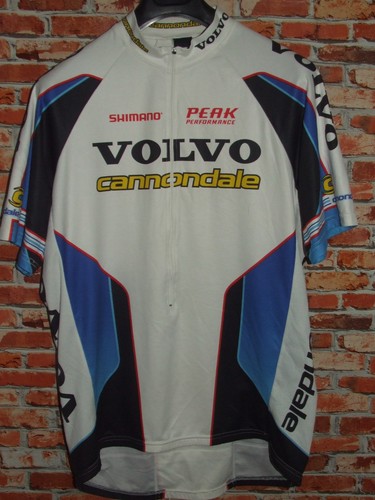 Maillot Cyclisme Vintage Cannondale Volvo – Taille L, Made In USA, Occasion