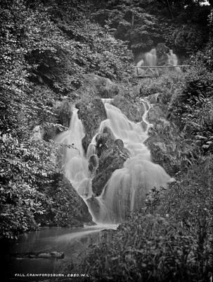 Crawford's Burn Fall, Bangor, Co. Down c1900 Ireland OLD PHOTO
