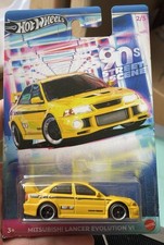 Hot Wheels 90s Street Scene Mitsubishi Lancer Evolution Vi Yellow 164 Unopened Hot Wheels 90s Street Scene Mitsubishi Lancer Evolution Vi Yellow 164 Unopened