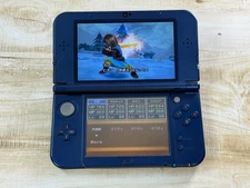 RANK B+ IPS Nintendo New 3DS XL Metallic Blue Console IPS Screen Top D4822