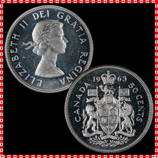 Canada 50 Cents 1963 KM#56 Item #1 Silver .800 0.300 ASW