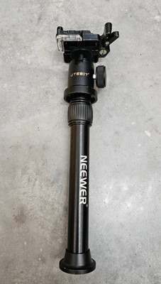 NEEWER 13in Tripod Extension Pole + UTEBIT Ball Head Quick Release Clamp