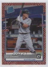 2020 Donruss Optic Rated Rookies Choice Red Dragon Prizm 5/88 Yu Chang #93 04h3