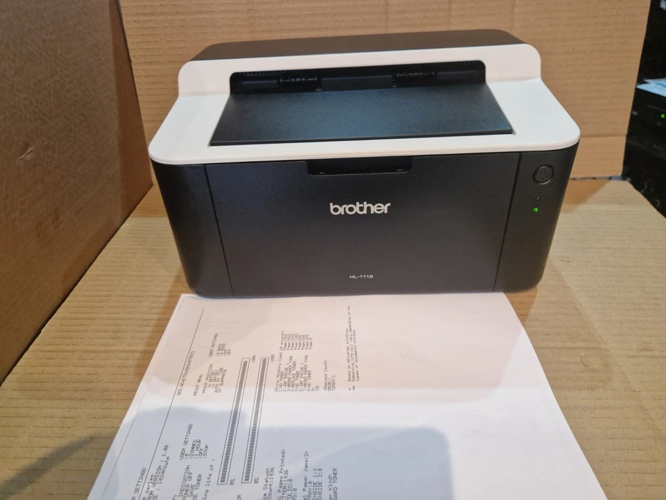 Brother HL-1112 Mono Laser Printer With New Toner and Drum Unit - Image 2 of 4