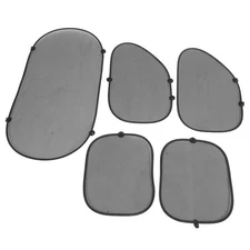  5 PCS Windscreen Sun Shade Car Side Window Shades Auto Sunshade Cover