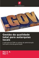 GestãO Da Qualidade Total Para Autarquias Locais Biju S. K. (U. A.) Taschenbuch
