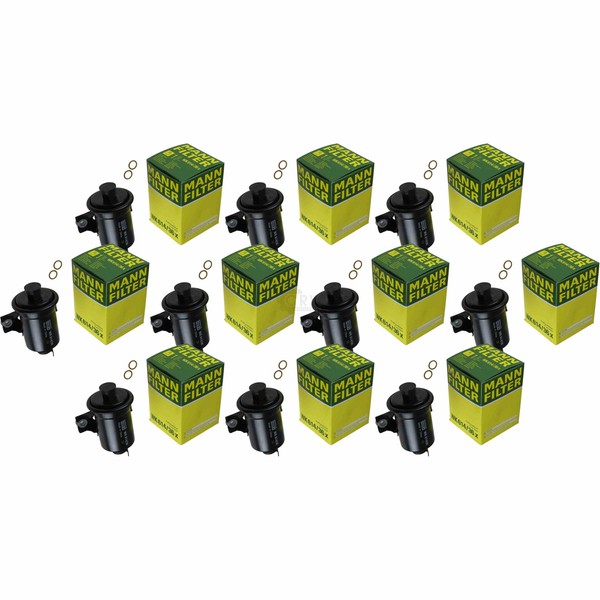 10X MANN-FILTER Kraftstofffilter Fuel Filter WK 614/36 X-image
