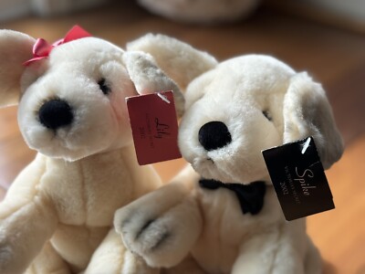 2002 Limited Edition Victoria's Secret Plush Dogs Lily Spike W/ Tags 10