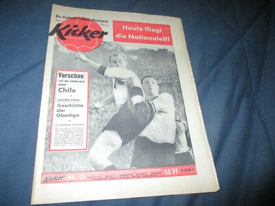 Kicker 20.3.1961 12/61 Uwe Seeler Gerd Dörfel Heft komplett