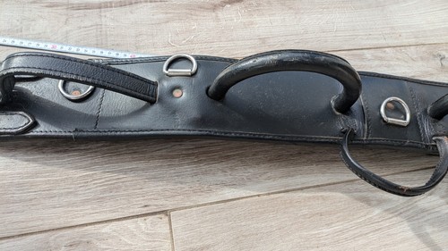 Voltigiergurt Schwarz/braun Leder - Bild 6 von 17