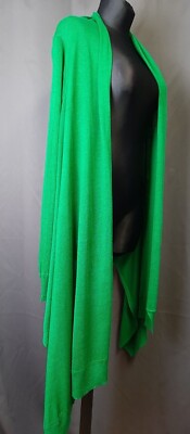Cora Kemperman Strickjacke vorne offen asymmetrisch Leinenmischung Damen L Langarm4