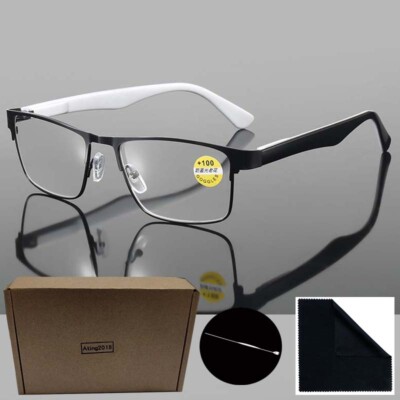 Metall Business Lesebrille TR Federscharnier A898 +1,0 1,5 2,0 2,5 3,0 3,5 4,0X