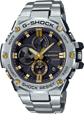 G-SHOCK　ジーショック　 GST-B100D-1A9JF　CASIO Casio G-Shock GST-B100D-1A9JF G-Steel Bluetooth iOS Android Solar