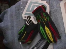 DEFT FAMILY GLOVES  BLACK & RED, YELLOW, GREEN... SMALL adult ATV NEW