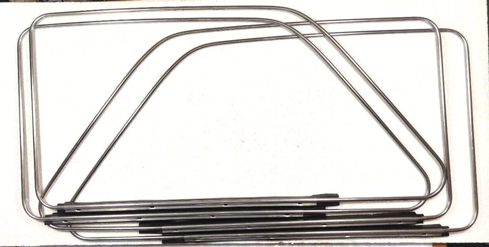 4x Moldura de moldura de puerta delantera + 4x Sello de vidrio corredizo LADA NIVA 2121 Foto 3 de 4