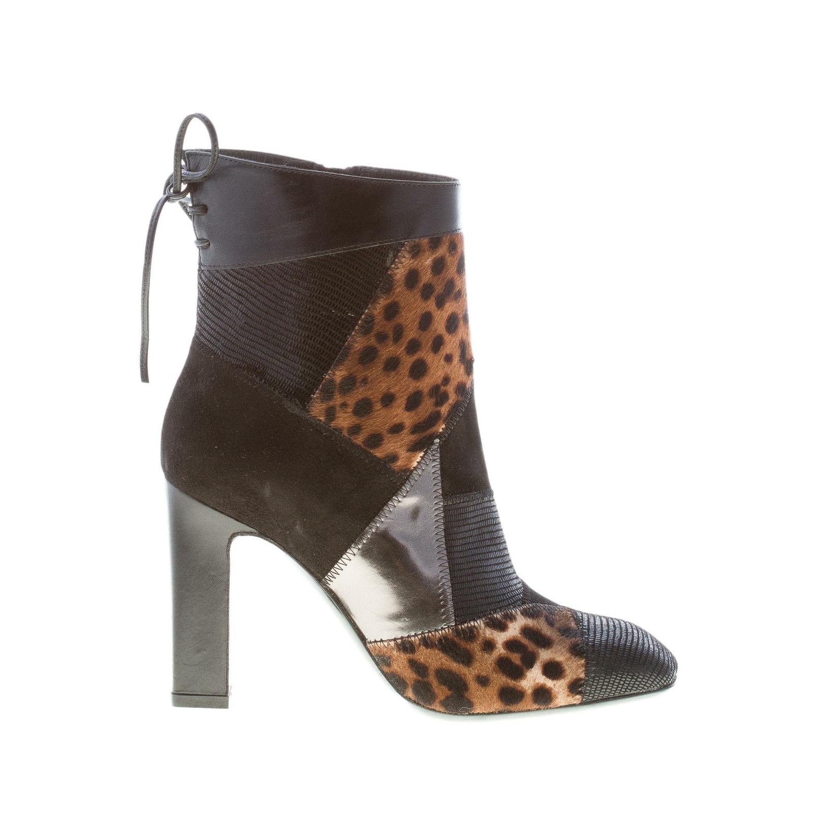 РОБЕРТО ФЕСТА скарпе донна Стивалетто в стиле пэчворк nero maculato на молнии 26290₽