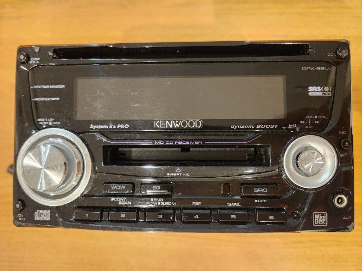 Kenwood DPX-55MD CD MD Receiver MDLP Car Audio Stereo | eBay