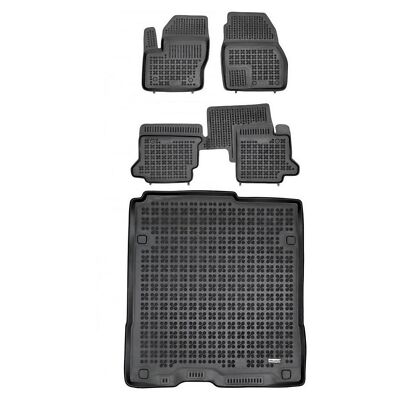 Satz Fußmatten und Matte für Ford GRAND TOURNEO Connect II 5-Sitzer 2013