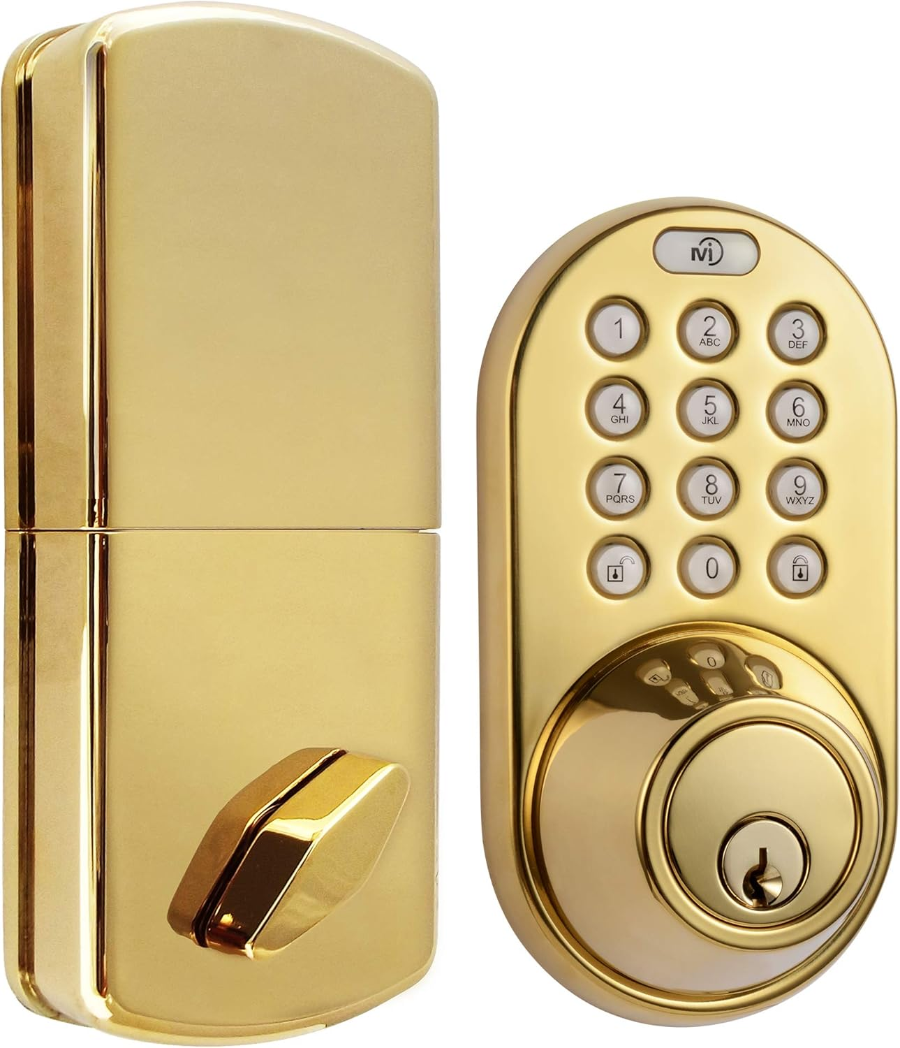Smart Digital Keyless Entry Deadbolt Lock with Keypad & Touchscreen-image