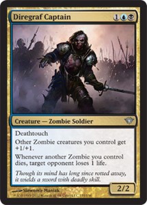 Diregraf Captain - Foil x1 - Dark Ascension - Light Play, English - Dark Ascensi