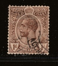 GOLD COAST 1922 1d Chocolate Brown SG 87