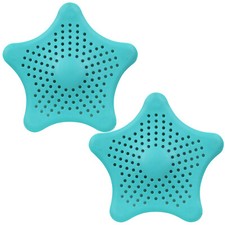 Bathroom Sink/Drain Filter Hair Trap Strainer 2 pk - Blue Star - by Trixes