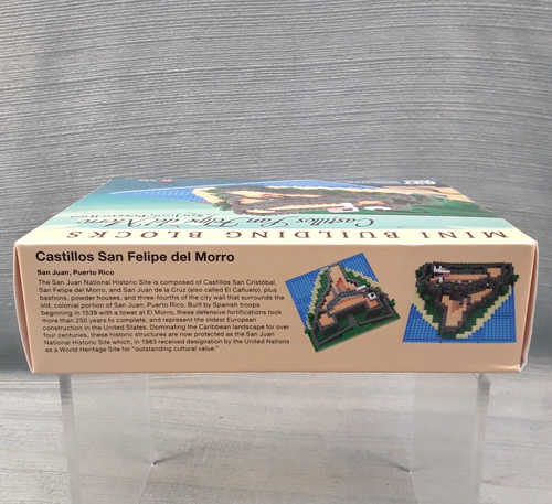 National Parks Mini Building Blocks Set - Castillos San Felipe del Morrow - NEW - Picture 5 of 5