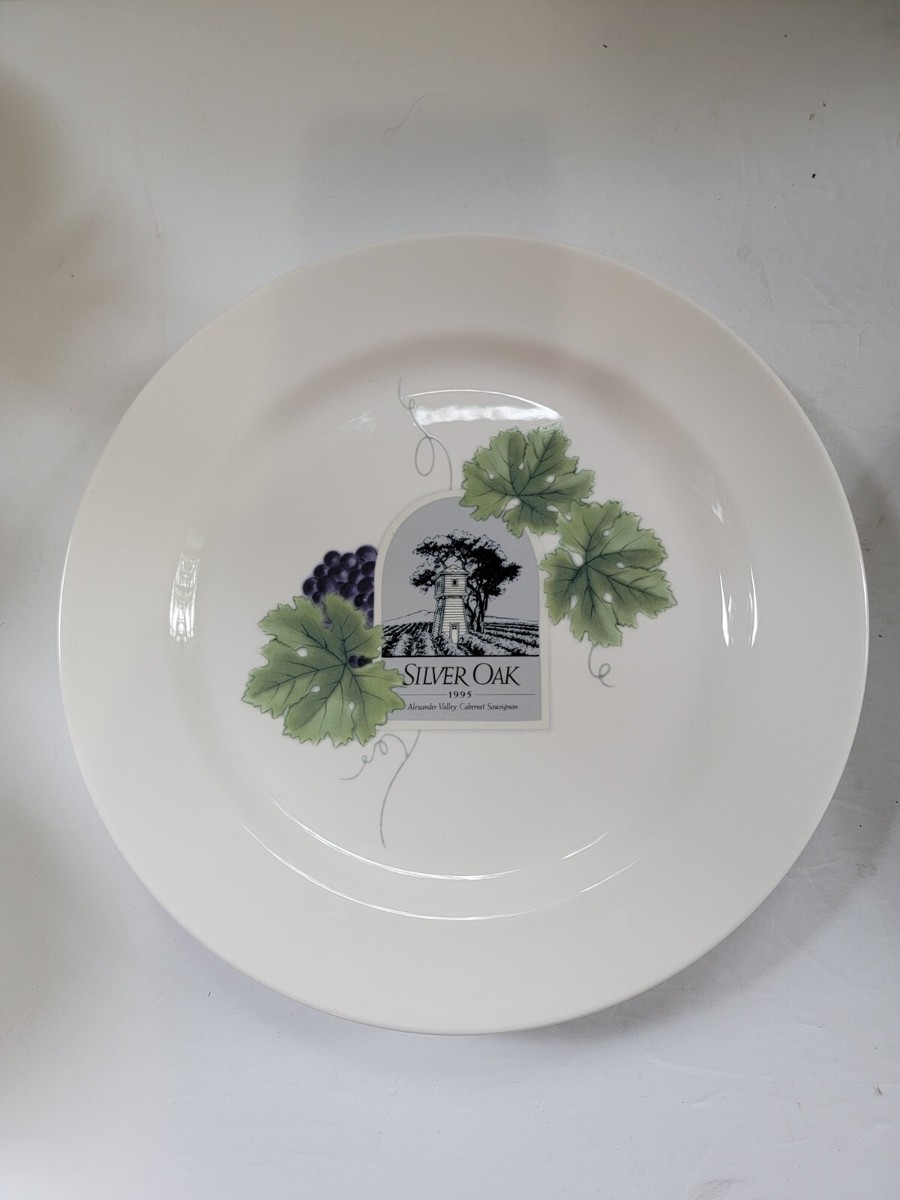 SIX (6) WEDGWOOD GRAND GOURMET 9 3/4” WINE SALAD Plates Bone China