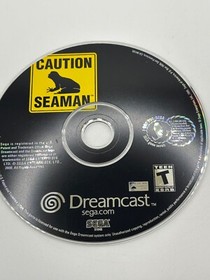 Caution Seaman SEGA Dreamcast Game CIB W/ Microphone & Foam Ball