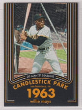 2020 Topps Heritage 20 Gigantic Seasons #13 Willie Mays - 913🔥⚾🔥