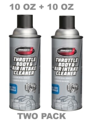 THROTTLE BODY + AIR INTAKE CLEANER TWO PACK IMPROVE HARD STARTS