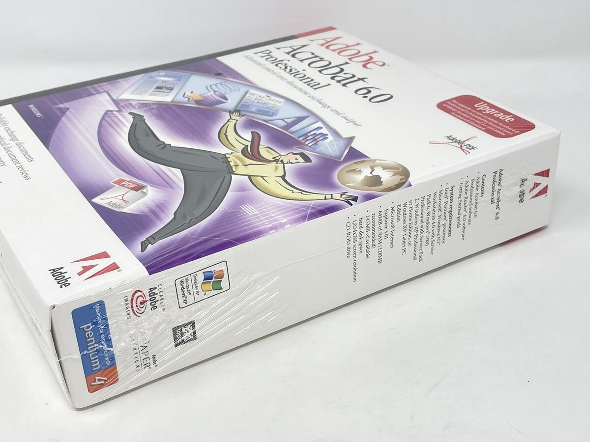 Adobe Acrobat 6.0 Professional CD Brand New Sealed | eBay Adobe Acrobat 6.0 Professional CD Brand New Sealed | eBay