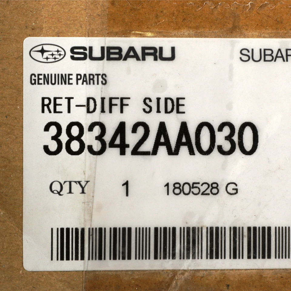 Retenedor de transmisión lado diferencial 1986-2006 OEM NUEVO Subaru 38342AA030 Foto 3 de 3