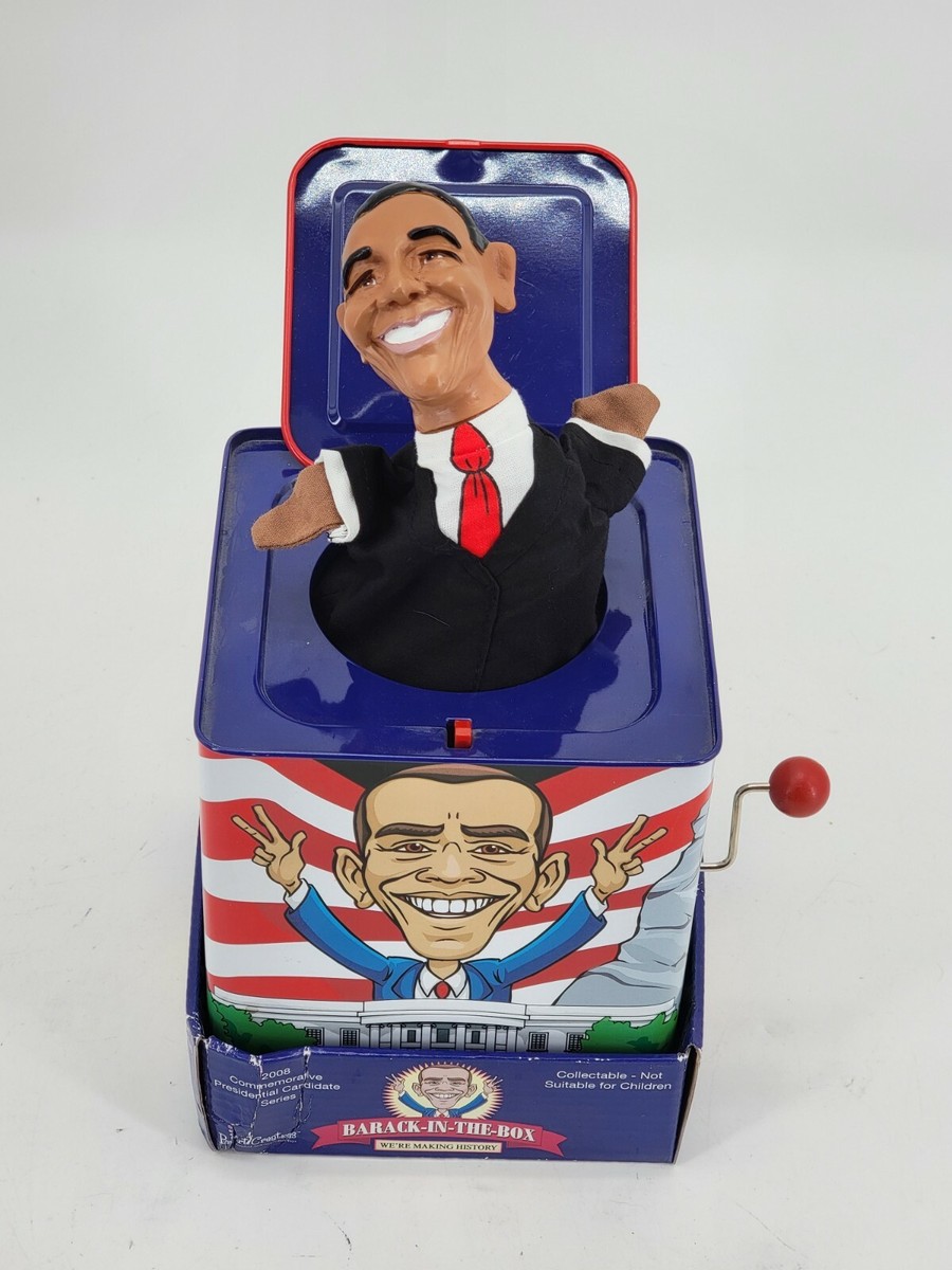 BANK on OBAMA 大統領フィギュア貯金箱 Barack Obama JACK IN THE BOX LIMITED EDITION First Edition POP ART