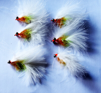 Katzen Schnurrhaare 6 Special Bug Eye Cut Hals Forelle Fliegen Fliegenfischen Größe 10 12 14