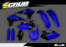 Yamaha YZ450F 2010 2011 2012 2013 Plastic kit + fork guards + shock flap